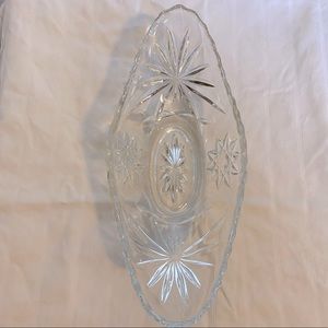 3/$12 Retro Glass Candy & Nuts Dish